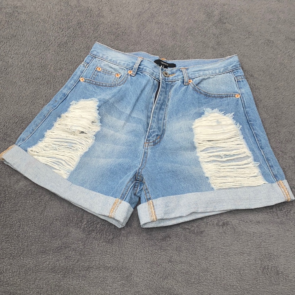 Forever 21 Distressed Denim Shorts